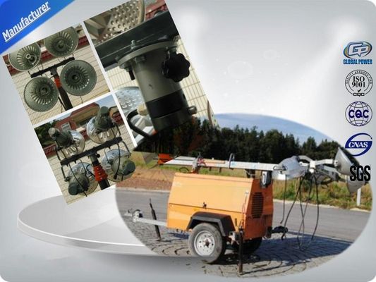 الصين سيارة مزودة بالديزل ذات أسطوانة واحدة تأجير مصباح متحرك مع تبريد هوائي المزود