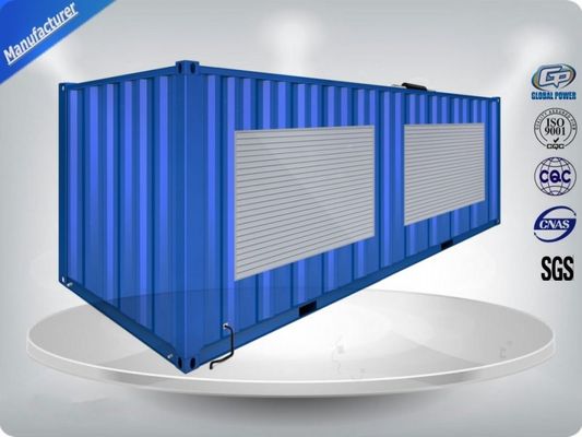 75 ديسيبل عازلة للصوت الكمون مجموعة مولدات الديزل 1500 كيلو فولت امبير لالعسكرية / اتصالات المزود