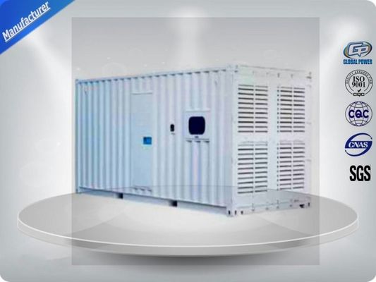 2250-2500 kw/kva مجموعة مولد حاوية MTU معزولة عن الصوت مع 24 فولت كهربائية متواصلة المزود