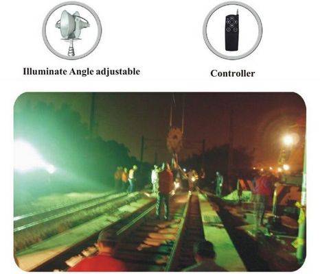 برج إضاءة متنقل، أبراج إضاءة محمولة مع ألواح شمسية بقدرة 750 واط المزود