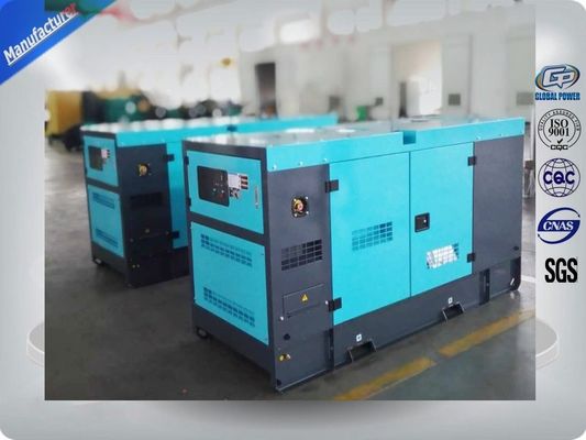 30KVA الصامت 2mm في سميكة الستارة مجموعة مولدات الديزل مدعوم من ايسوزو / محرك الديزل LOVOL المزود
