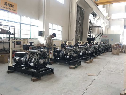 مولد الديزل المفتوح المدمج ذو الشحن التوربيني 63kva FAWDE مع مولد عازل من فئة H المزود